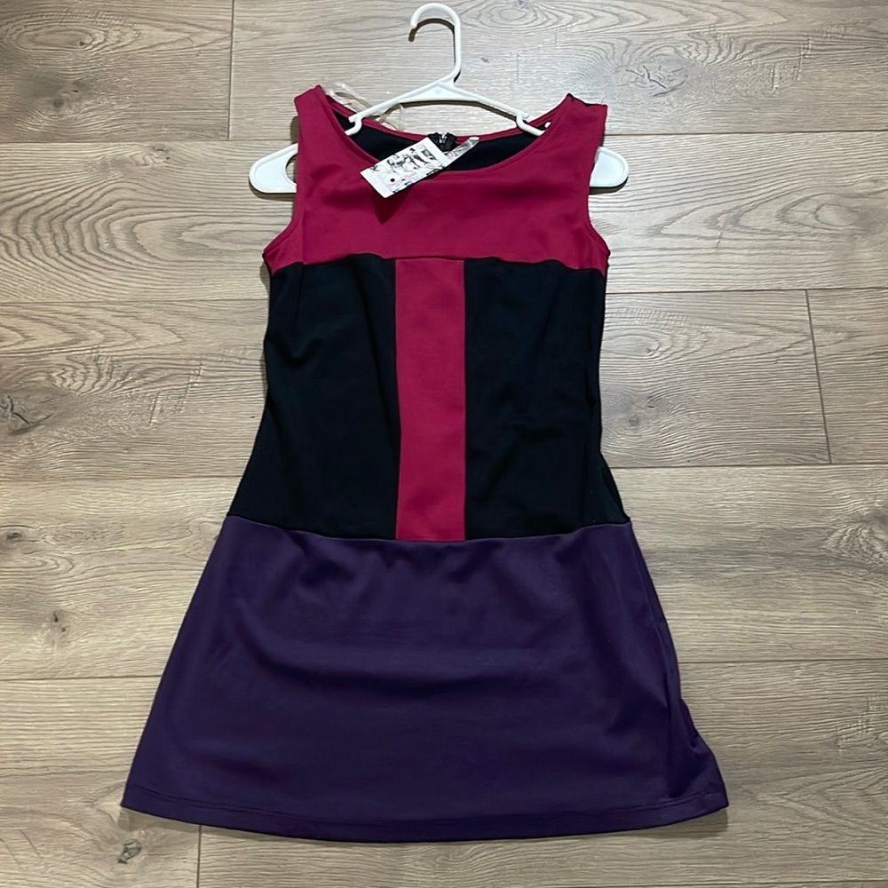 Patty's Closet Women's color blocked knit dress, size M